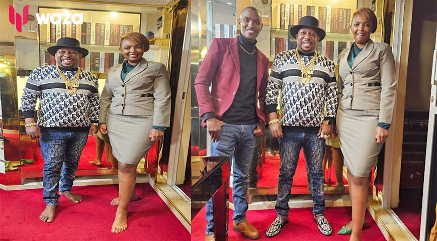 Sonko explains curious barefoot foot photo with Karen Nyamu with great comeback